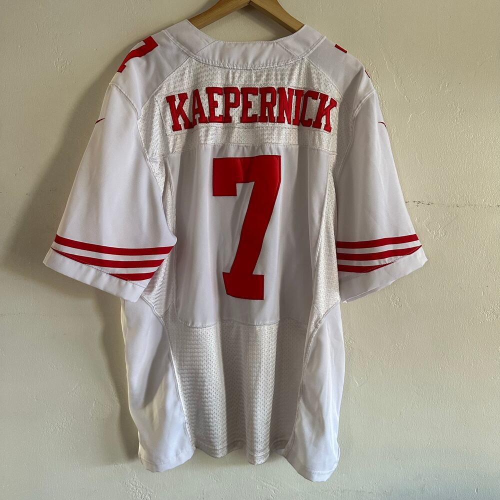 Nike Colin Kaepernick San Francisco 49ers Red Home Jersey Stitched‎ NFL On Field